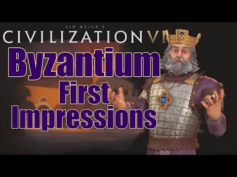 Civilization 6: First Impressions - Byzantium Civilization - New Frontier Pass - Reaction Video!