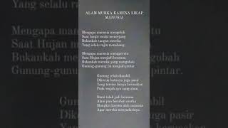 Download lagu Puisi Tentang Kerusakan Alam mp3