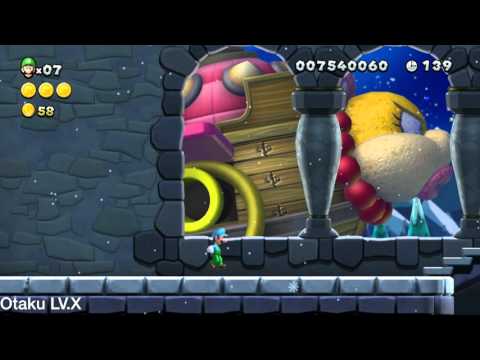 New Super Luigi U (World 4-Castle Wendy's Thwomp Castle)