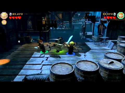 LEGO The Hobbit (PS4) co-op pt25 - Catch That Pig!