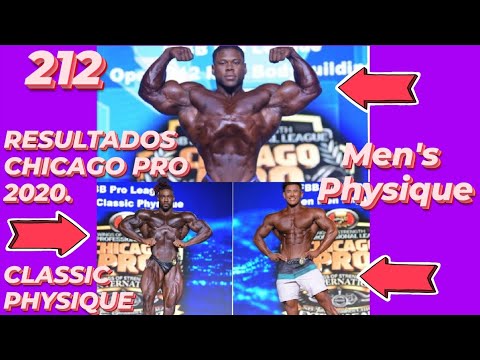 Keone Pearson Gana Chicago Pro Categoría 212 + Steven Cao Men's Physique + Classic Physique Top 5.