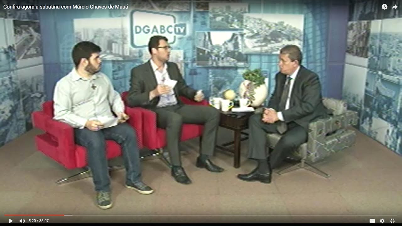 Confira agora a sabatina com Márcio Chaves de Mauá