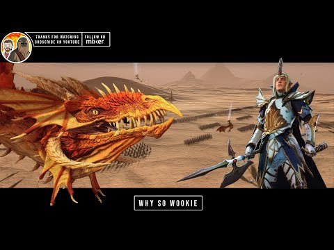 WARHAMMER 2 DRAGON BATTLE (IMRIK - GORDINAR CHAMPION OF THE FLAME)