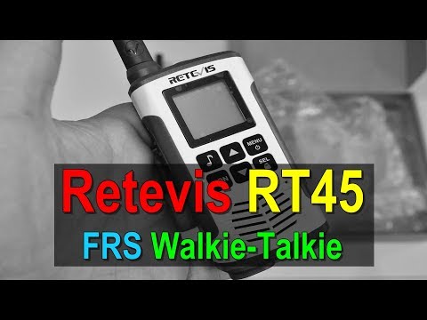 RETEVIS RT45 - FRS / PMR446 Walkie-Talkie Review