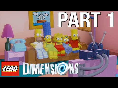 LEGO Dimensions Walkthrough Part 1 - The Simpsons! (Gameplay Let's Play)