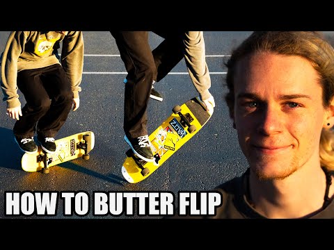 How to Butter Flip with Ethan Young - Freestyle Skateboarding Trick Tip