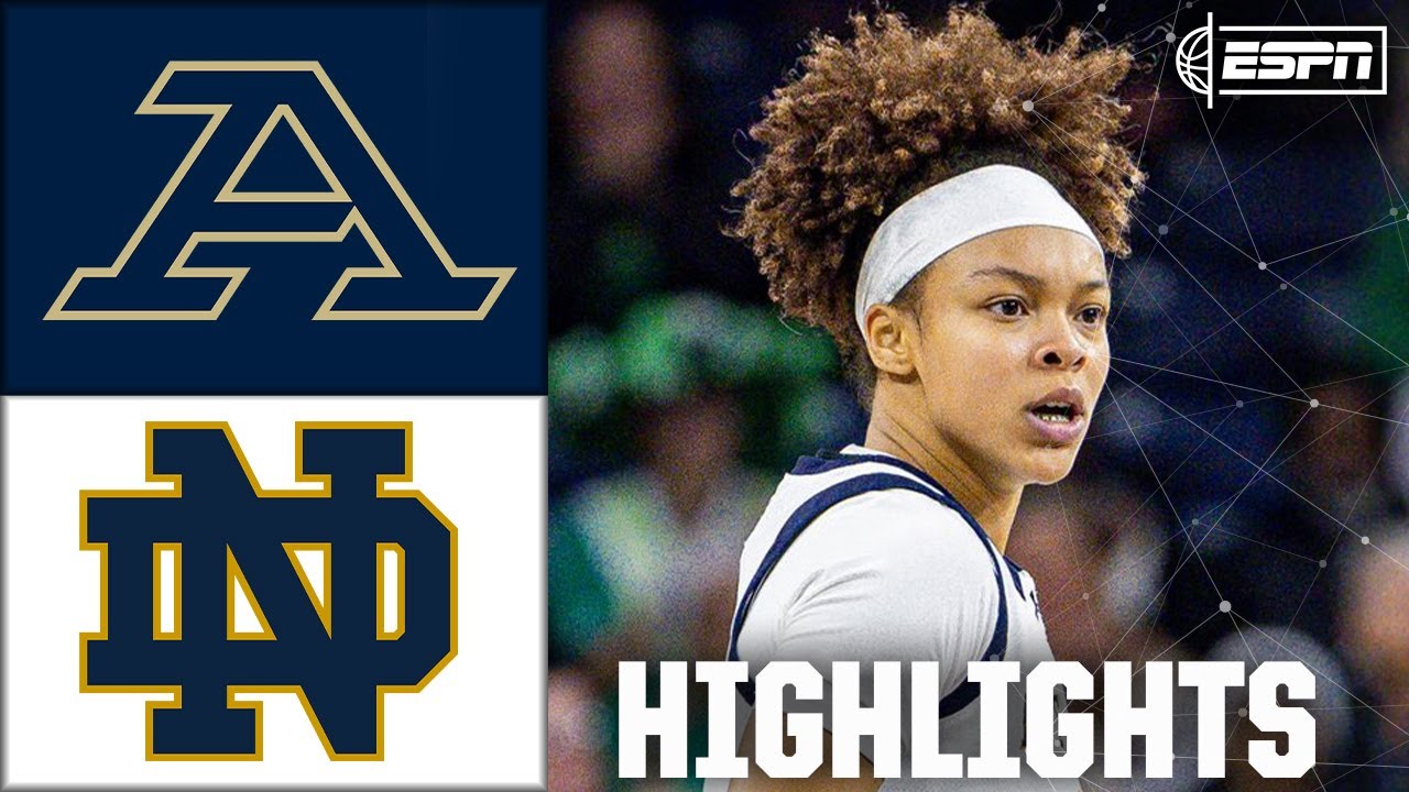 Akron Zips vs. Notre Dame Fighting Irish | Full Game Highlights | ESPN College Basketball