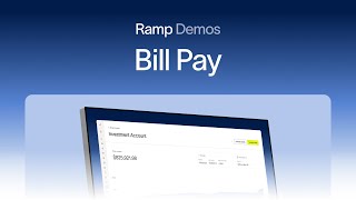Ramp Bill Pay Product Overview