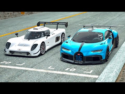 Bugatti Chiron Pur Sport vs Ultima RS 2020 at Laguna Seca