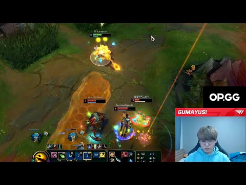 T1 Gumayusi AD Kog'Maw 1 vs 3