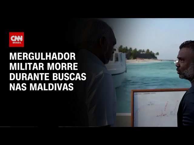 Mergulhador militar morre durante buscas nas Maldivas | CNN PRIME TIME