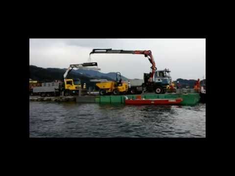 Baustelle Ufnau 2016   Krantransport