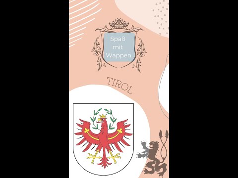 The coat of arms of Tyrol (Fun with coats of arms in one minute)