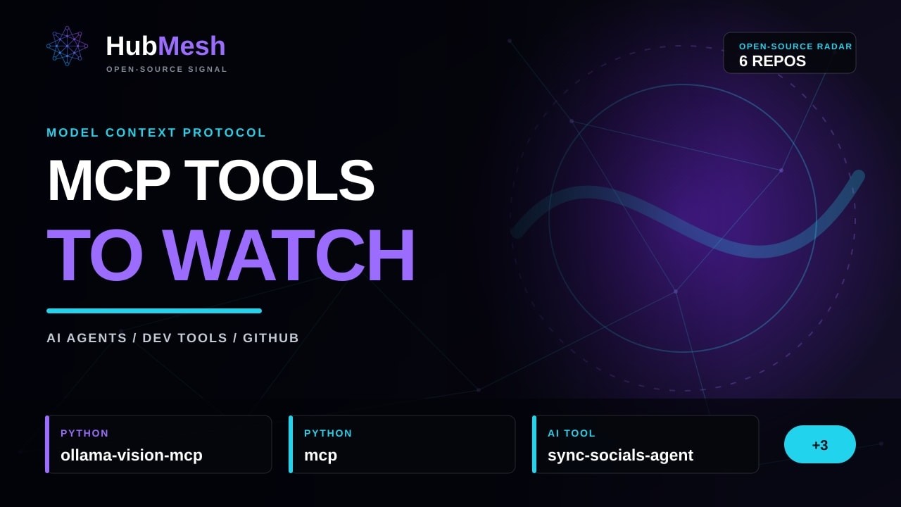 6 MCP Tools Worth Watching