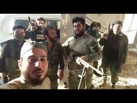 كلمة من قبل عناصر كتيبة عمر الفاروق في مورك في ريف حماة