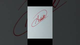 Download lagu Ashik name writing styles #shorts #youtubeshorts #signature #handwriting mp3