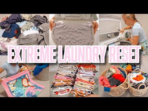 Extreme Laundry Reset! 🧺 | Realistic Laundry Reset Motivation