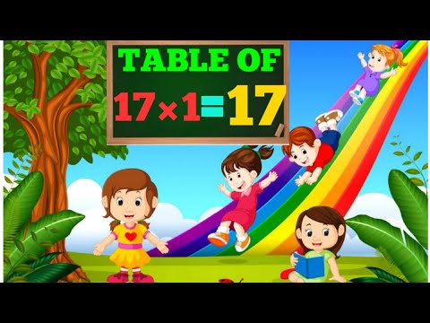 Table of 17 | Multiplication tables| Table of 17 Seventeen | Table song Multiplic Time| Gyantech hub