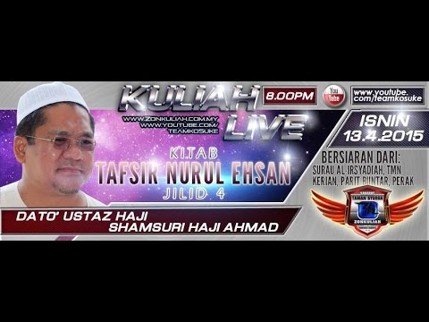 [LIVE][130415] NE4 - Ustaz Shamsuri Hj Ahmad