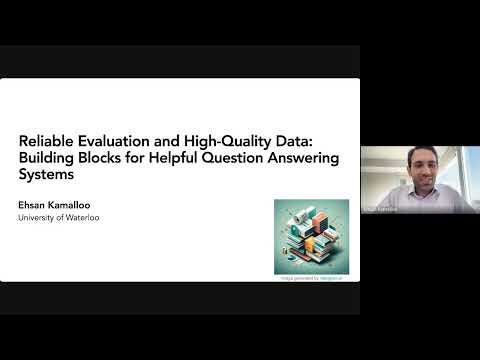 Reliable Evaluation and High-Quality Data: Building Blocks for Helpful Question Answering Systems Thumbnail