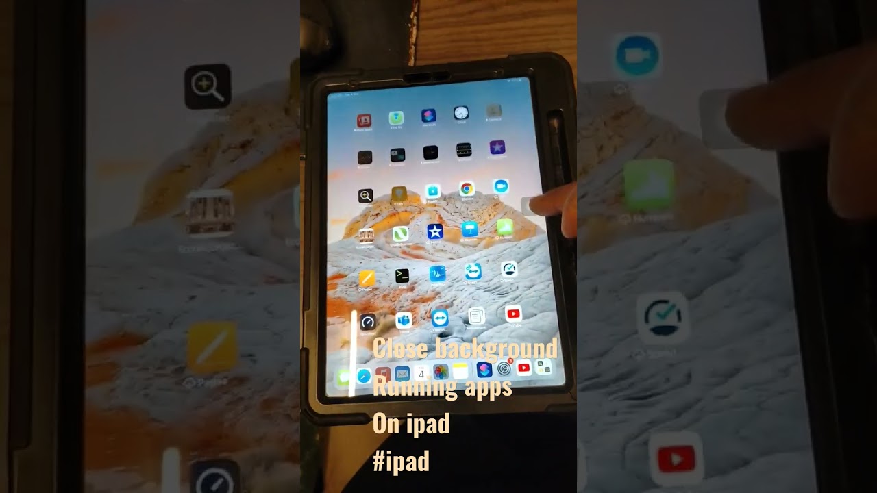 How to Close Background Running apps on ipad pro(ipad mini IOS)