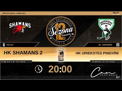 2023 01 25 HK Shamans 2 - HK Uriekstes Pingvīni