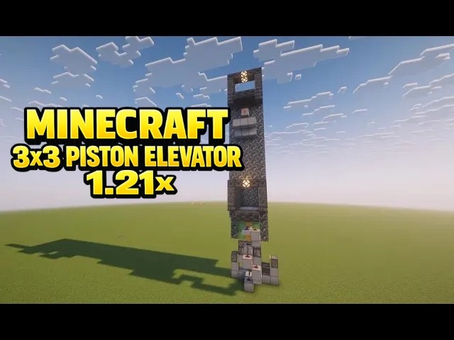 Elevator 3x3 1.21x [download .schem] Minecraft Map