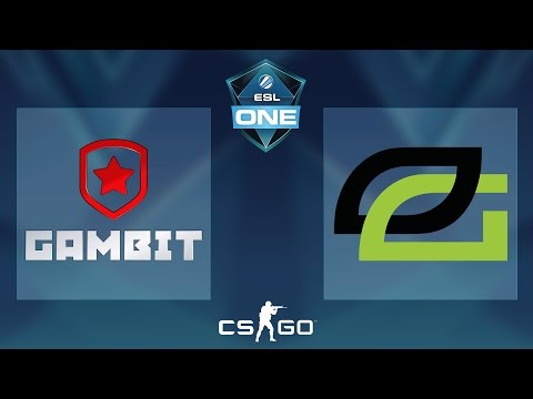 CS:GO - Gambit vs. OpTic [Cbble] - ESL One Cologne 2016 Offline Qualifier - Round 1