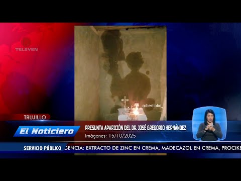 Reportan aparición de José Gregorio Hernández en Trujillo - El Noticiero emisión meridiana 16/10/25