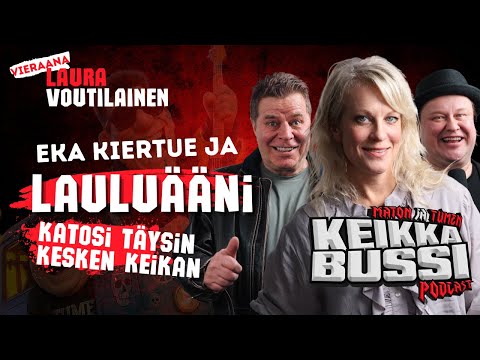 Laura Voutilainen ja keikka -15 asteessa, keikkabussi jäässä ja kesken keikan ääni pelkkää pihinää