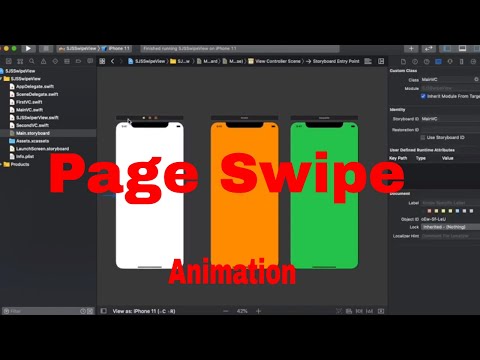 Page Swipe Animation : SJSSwiperView