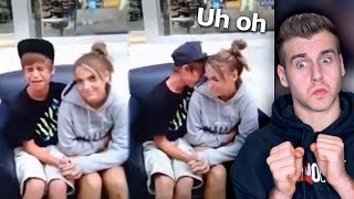 Kid Breaks Down After His First Kiss