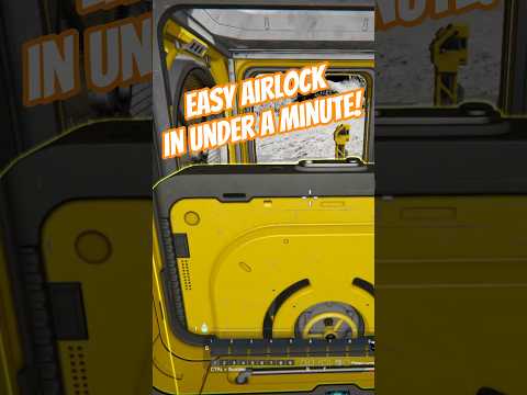 Setup an Airlock in 60 Seconds! #spaceengineers #shorts #tutorial