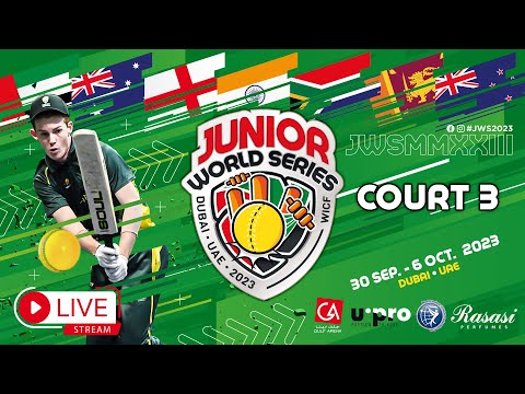 Junior World Series Court 3 | WICF | U-Pro Dubai | Match Day 4