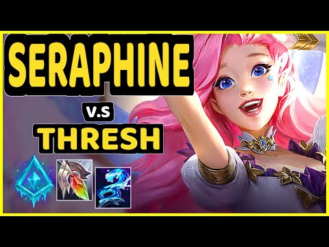 LOOP (SERAPHINE) vs THRESH - BOTTOM SUPPORT GAMEPLAY - BR Ranked GRANDMASTER