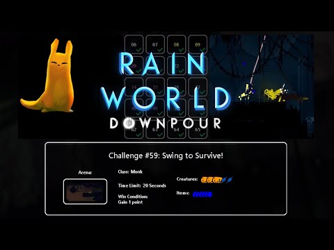 Rain World Challenge 59 Bonus 3 Swing to Survive!