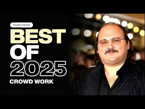 Stavros Halkias Best Crowd Work Comedy Moments of 2025!