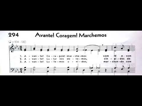 Hinário 5 CCB - Hino 294 - Avante! Coragem! Marchemos! - Strings - Teclado Yamaha PSR S670