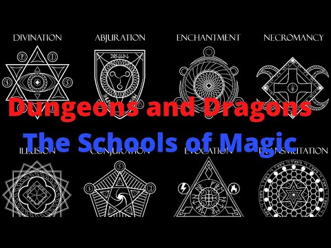 Dungeons and Dragons; The Schools of Magic