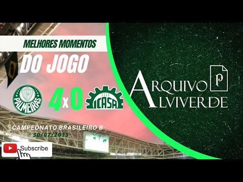 Palmeiras 4x0 Icasa CE  Campeonato Brasileiro B 🗓 30/07/2013