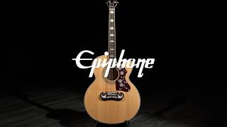 Video thumbnail for Epiphone EJ-200CE Electro Acoustic, Natural | Gear4music demo by Gear4music Guitars