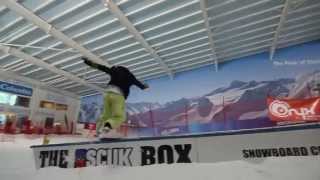 preview picture of video 'Onyx Snowboarding - Freestyle Snowboard Trampoline Camp June 2013. The Snow Centre, Hemel Hempstead'