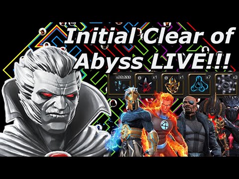 Abyss of Legends Initial Clear!!! Marvel Contest of Champions