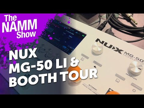 NUX MG-50 Li Explained + Booth Tour | NAMM 2026