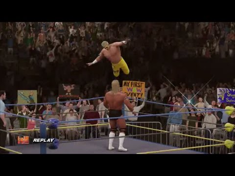 Sting vs Lex Luger World Heavyweight Championship Match - WCW SuperBrawl II (WWE 2K16 Universe)