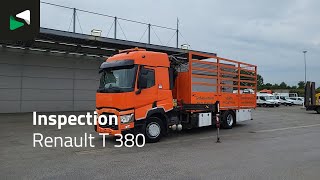 Renault T 380 4X2 Palfinger PK18002-EH Kran Crane Retarder Standklima Eu flatbed truck for sale - Image 4 | Autoline MY Renault T 380 4X2 Palfinger PK18002-EH Kran Crane Retarder Standklima Eu flatbed truck | Image 4 - Autoline