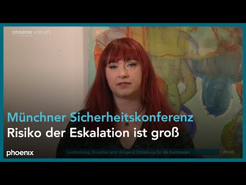 phoenix tagesgespräch mit Agnieszka Brugger zur Münchner Sicherheitskonferenz am 17.02.23