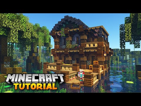 Minecraft 1 18: Swamp House Tutorial [How to Build]