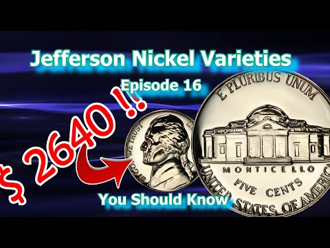 Jefferson Nickel Varieties You Should Know Ep. 16 - 1960, 1957, 1953