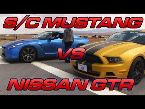 5.0 Mustang vs Nissan GTR